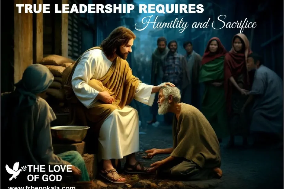 TRUE LEADERSHIP REQUIRES HUMILITY AND SACRIFICE